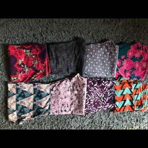 8 pairs LuLaRoe Leggings